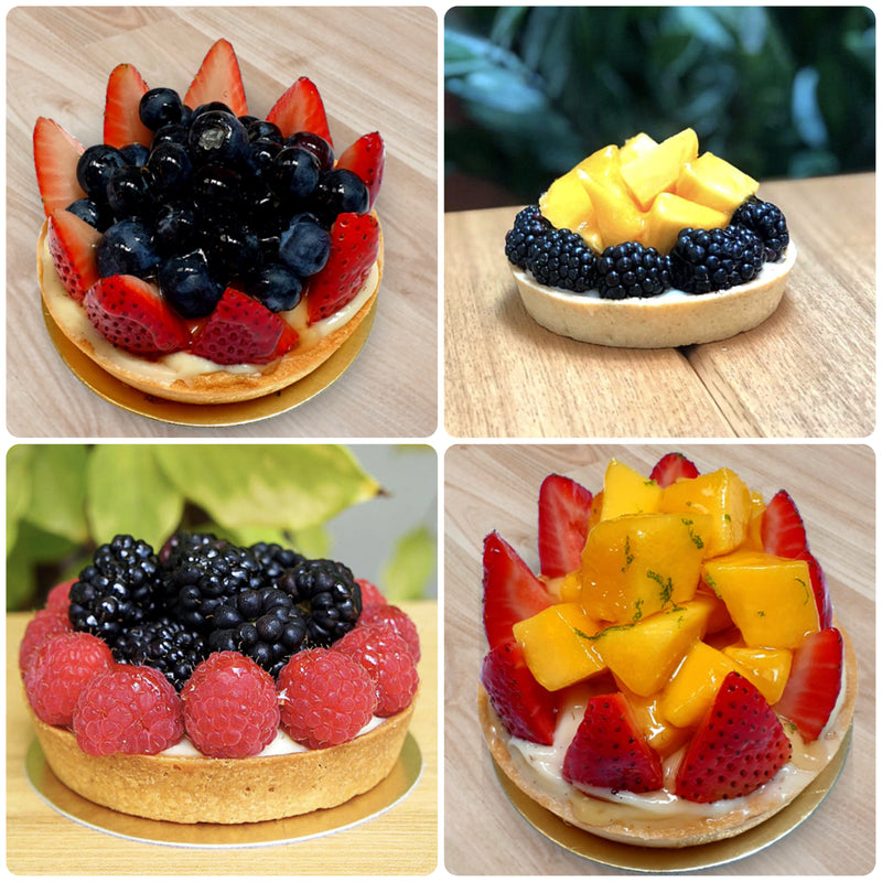Seasonal Fresh Fruits Tart - Drips Bakery Café