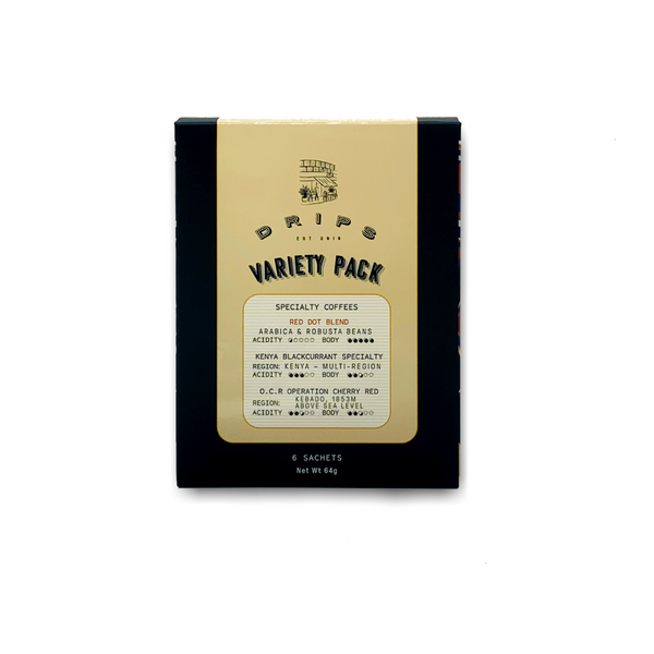 Hand Crafted Coffee Filter Sachet Box - Variety - Drips Bakery Café