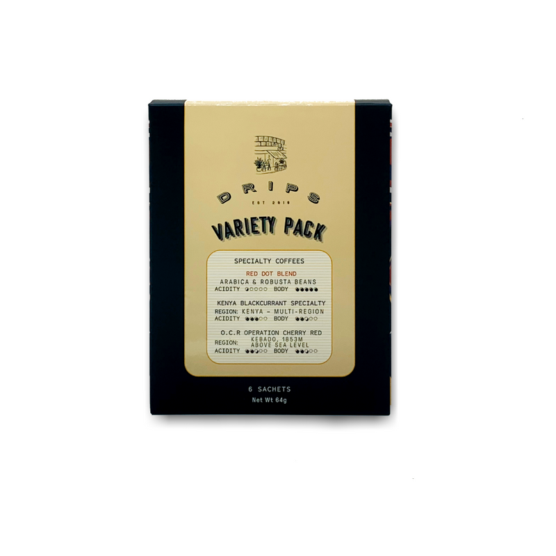 Hand Crafted Coffee Filter Sachet Box - Variety - Drips Bakery Café