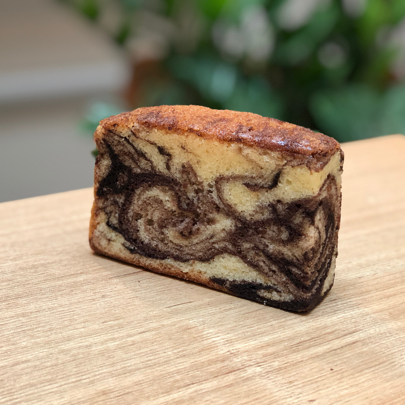 Chocolate Marble Tea Cake - Drips Bakery Café