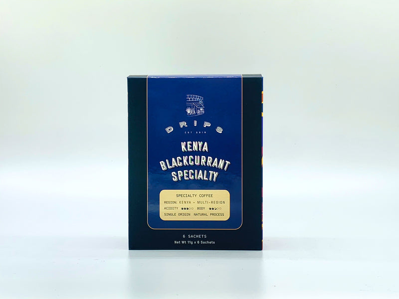 Hand Crafted Coffee Filter Sachet Box- Kenya Blackcurrant - Drips Bakery Café