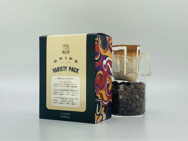 Hand Crafted Coffee Filter Sachet Box - Variety - Drips Bakery Café