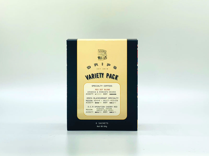 Hand Crafted Coffee Filter Sachet Box - Variety - Drips Bakery Café