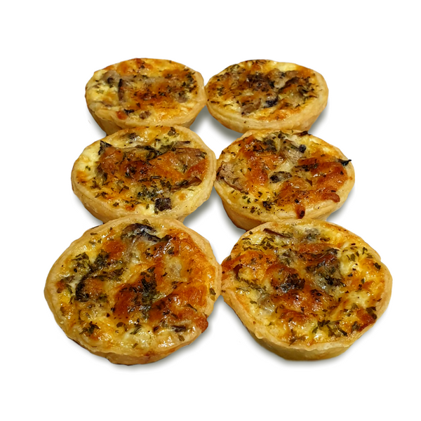 Mini Vegetable Quiche (Bundle of 6) - Drips Bakery Café